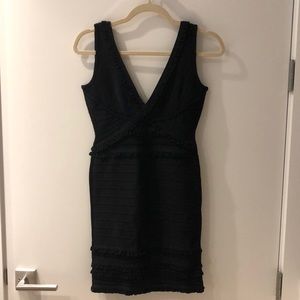 Black Herve Leger bandage dress